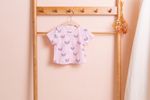 [BEBELOUTE] Rainbow Print T-Shirt (Pink), Baby, Infant T-Shirts, Cotton 100% _ Made in KOREA